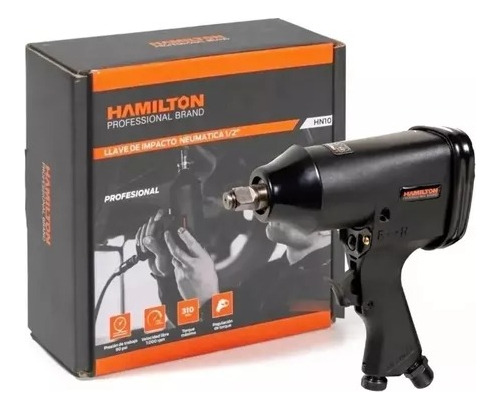 Llave Pistola Impacto Neumatica Enc 1/2 310 Nm Hamilton Hn10