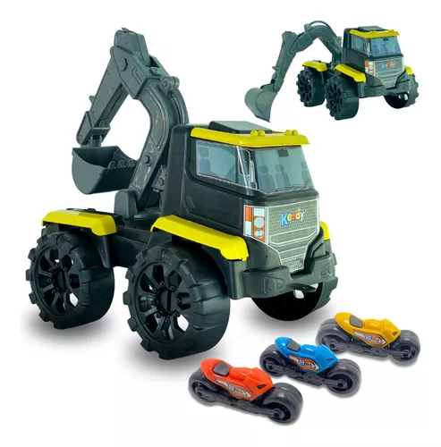 Brinquedo Grande Caminhão Carrinho Reforçado Caçamba Infanti Personagem  Caminhão Caçamba