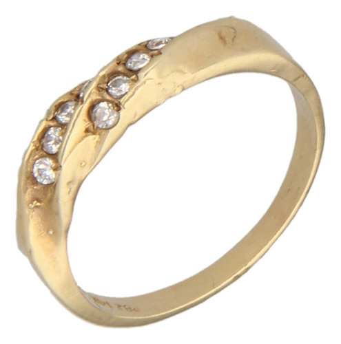 Anillo De 14k Oro Amarillo, 1.9 Gramos