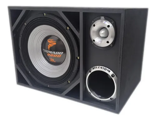 Caixa Trio Completa Tornado 15'' 15swt2200 Jbl St400 D200x