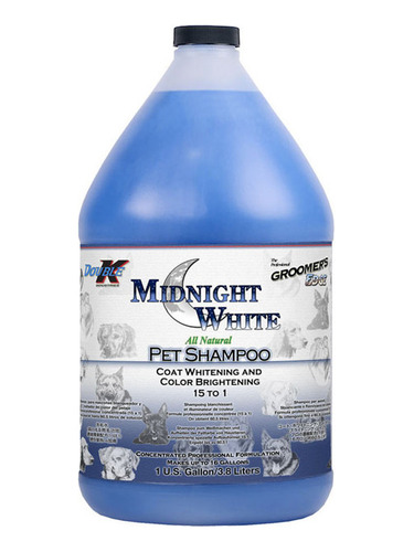 Shampoo Midnight White Galón Double K