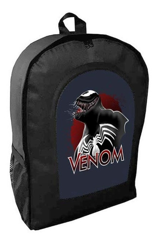 Mochila Negra Venom Bichos Mod A29