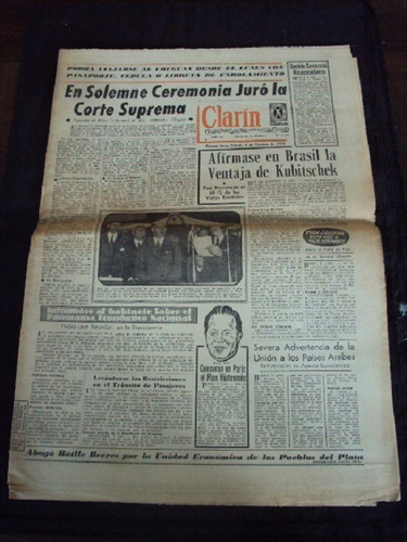 Diario Clarin  (8 Octubre De 1955) - Golpe De Estado A Peron