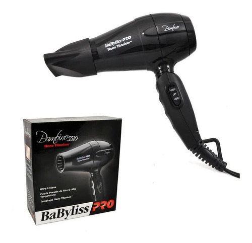 Secador De Pelo Compacto De Viaje Bambino 5510 Babyliss Pro