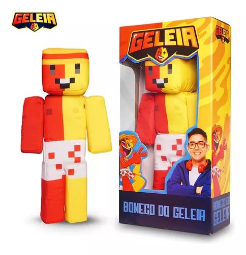 Boneco Geleia Minecraft Streamers 35 Cm Jogo Lançamento 2023