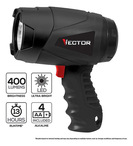 Foco De Linterna Led Vector, Sl3wakv, Uso En Interiores Y Ex