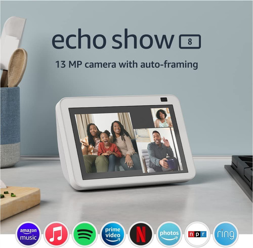 Echo Show 8 (2da Generacion Edicion 2021) Alexa Blanco