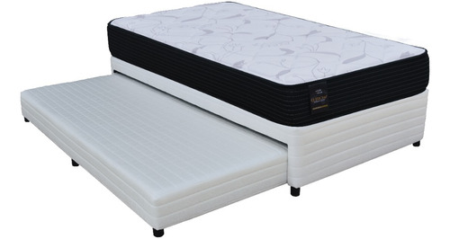 Marinera Dual Bed Jackard + Colchón King Koil Bliss 90x190 