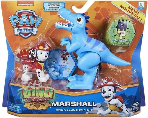 Paw Patrol Figura Y Dinosaurio Con Sorpresa Sharif Express