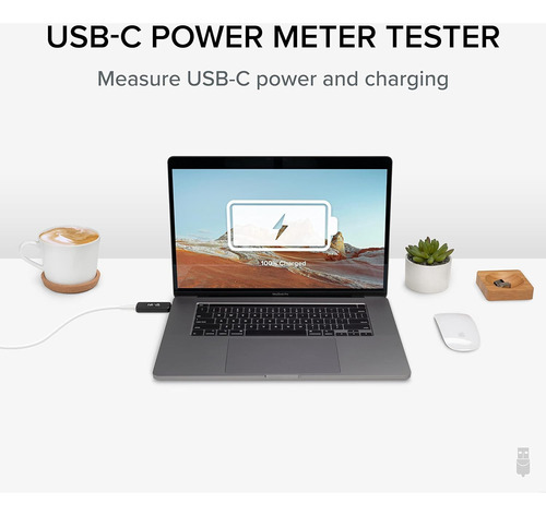 Medidor Voltaje Amperaje Usb-c Pantalla Oled