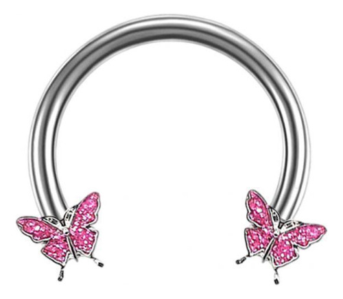 2 Punk Cool Butterfly Mujeres Labio Tragus Piercing De