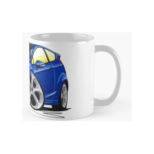 Taza Ford Fiesta (mk7) St Azul Calidad Premium