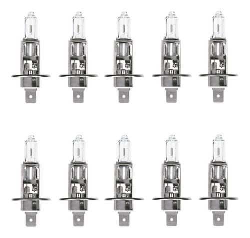 Lampada H1 12v 55w Base P14.5s Embalagem 10 Un Iodo