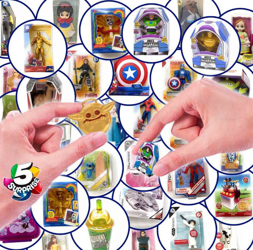 Mini Brands Disney Store Com 5 Mini Surpresas Zuru Original
