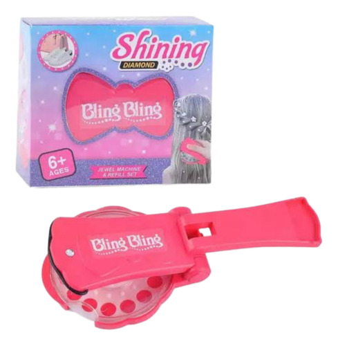 Máquina De Brillos Para El Cabello |shining Bling Bling 