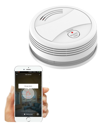 Sensor De Humo Wifi Con App Alarma Y Notificaciones Al Móvil