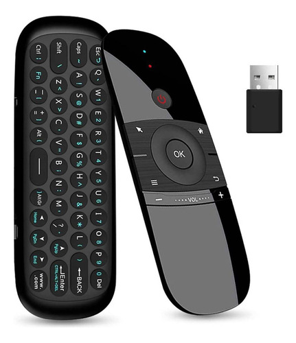 Teclado Inalámbrico Mini Air Mouse Smart Tv Con Control Remo