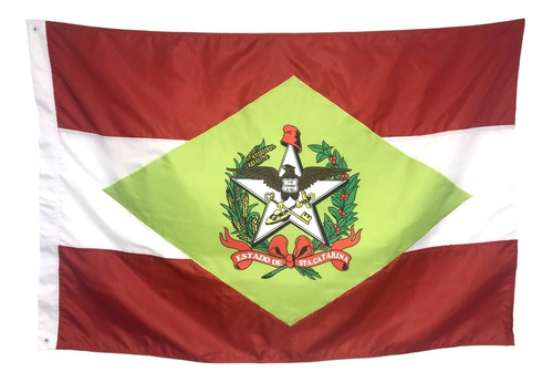 Bandeira De Santa Catarina Oficial 3 Panos (1,92 X 1,35) 