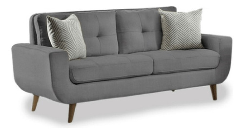 Sofa De 2 Cuerpos Mango Fabiani Gris Oscuro