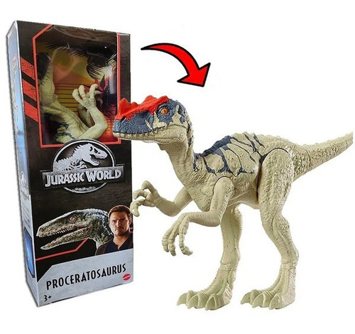 Dinossauro Proceratosaurus - Jurassic World Rivals - Mattel
