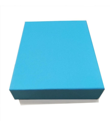 35 Cajas De Cartón Rígido Bisutería Joyería Regalo P Azul 