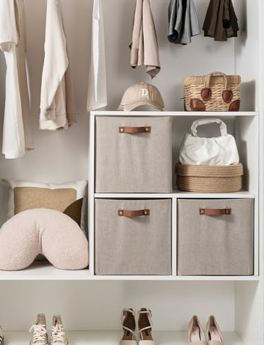 Cubos Almacenamiento Plegables 33x33 Cm 4 Unidades Organizad