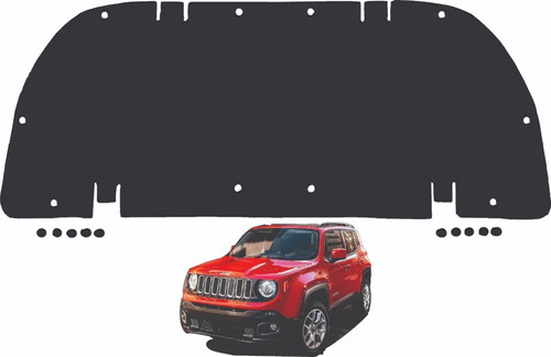 Forro Capo Jeep Renegade 2015 - 2018 Autocolante + Presilhas