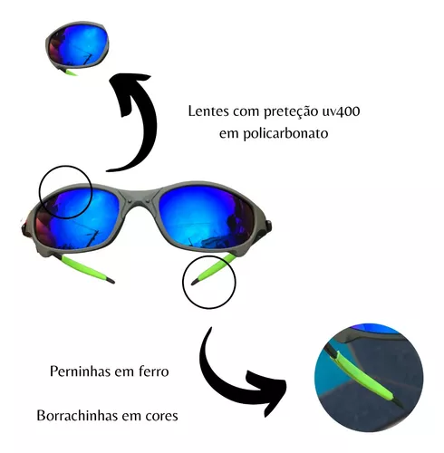 Óculos De Sol Juliet Colorido Adulto Lupa Mandrake Mc Funk