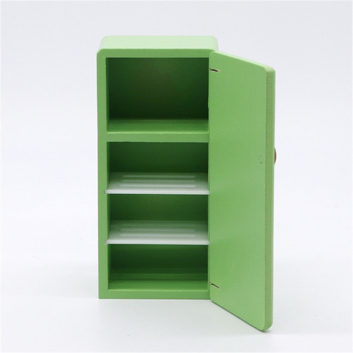 1:12 Escala Casa De Muñecas Refrigerador Micro Modelo De