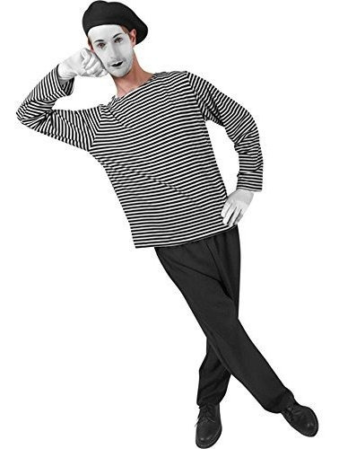 Traje De Halloween Mime Hombres Adultos.