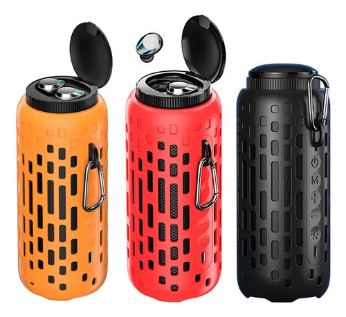 Audífono Con Altavoz Bluetooth 2 En 1 Portátil Para Exterior