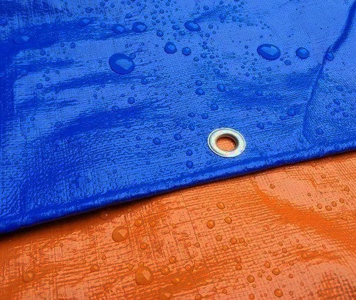 Lona Azul 10x10 Cobertura Camping Tenda Telhado Obra