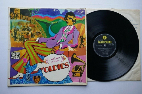 Vinilo The Beatles Oldies 1966 Mono Uk Parlophone Amarillo