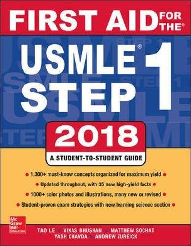 First Aid For The Usmle Step 1 2018, De M.d. Le Tao. Editorial Mcgraw-hill, Tapa Blanda En Inglés, 2017