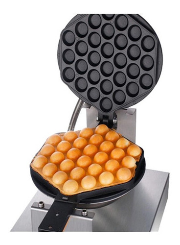 Imagen 1 de 3 de Wafflera Electrica Tipo Waffle Burbuja Aceo Inoxidable