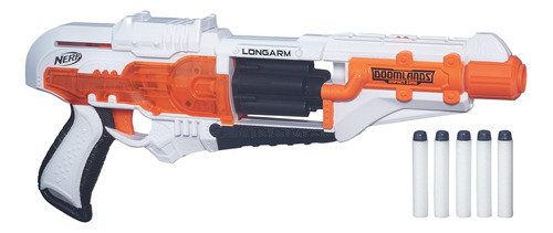 Longarm Nerf Doomlands - Blaster De Juguete Con Tambor Abati