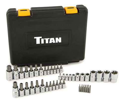 Titan Tools  - Juego De Llaves De Vaso (43 Piezas)