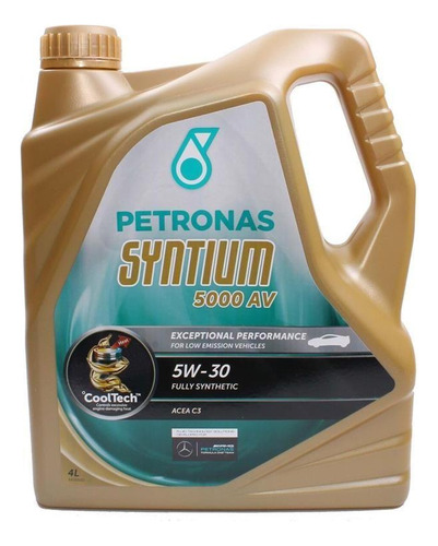 Aceite Sintetico Petronas Syntium 5000 Av 5w30 X 4 Litros