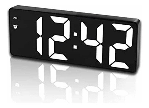 Reloj De Mesa Despertador Digital Gh0712l Reloj Makashop