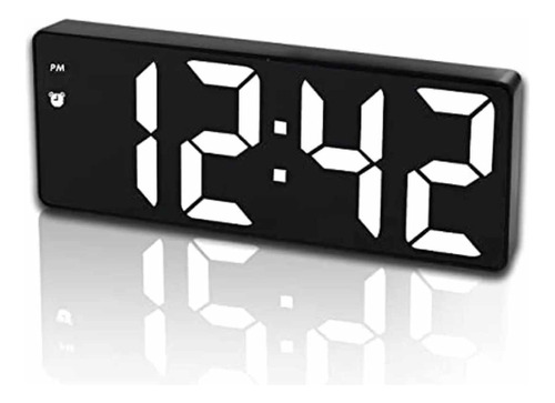 Reloj de mesa  despertador  digital GH0712L Reloj  color negro  110V