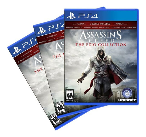 Combo Com 3 Assassins Creed The Ezio Collection Ps4 Fisico