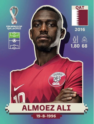 Lamina Mundial Qatar 2022 Qat19 - Almoez Ali
