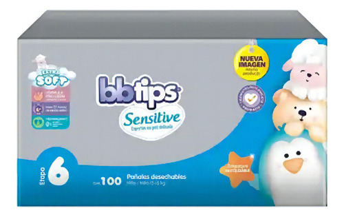 Bbtips Etapa 6 Sensitive 100 Pzas 12h De Protección 6 Sin Género
