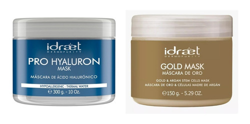 Set Mascara Pro Hyaluron Mask Gold Mask Idraet