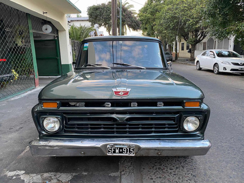 Imagen 8 de 15 de Ford F-100 F100 Motor V8 Restaurada Twin Beam Aire Acond