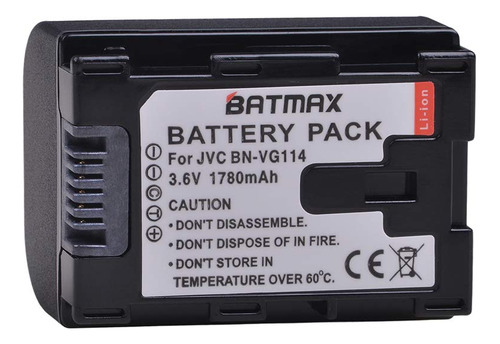 Batmax - Batería Para Videocámara Jvc Bn-vg107u, Bn-vg108.