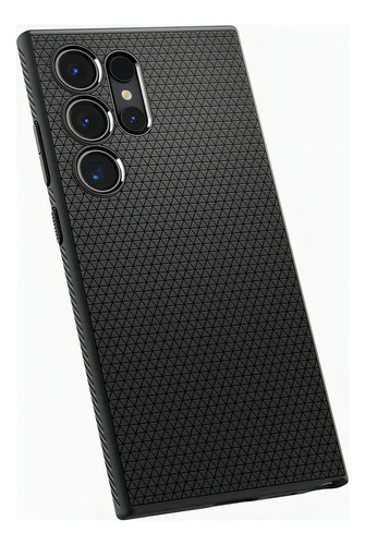 Funda Spigen Liquid Air Para Samsung Galaxy S24 Ultra Color Negro