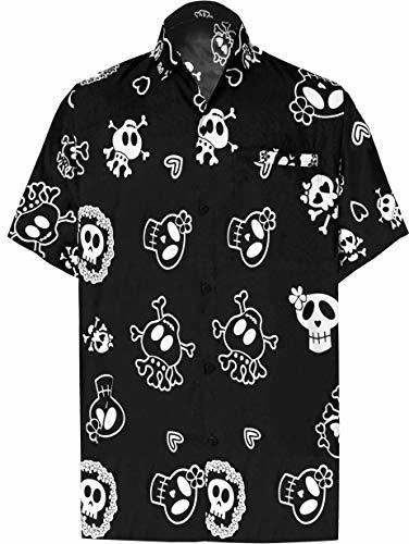 La Leela Camisa Hawaiana Aloha De Manga Corta Informal Hippi