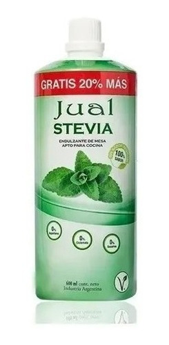 Edulcorante Stevia Líquida Aloe Jual 600ml