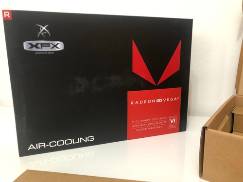 Imagem 5 de 5 de Caixa Da Placa De Vídeo Radeon Rx Vega 56 Xfx Air Cooling